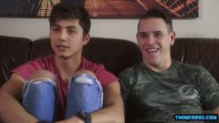 Latin Twinks Spanking with Cum in Ass